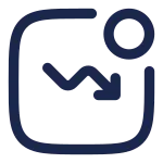 Graph Down New SVG Icon